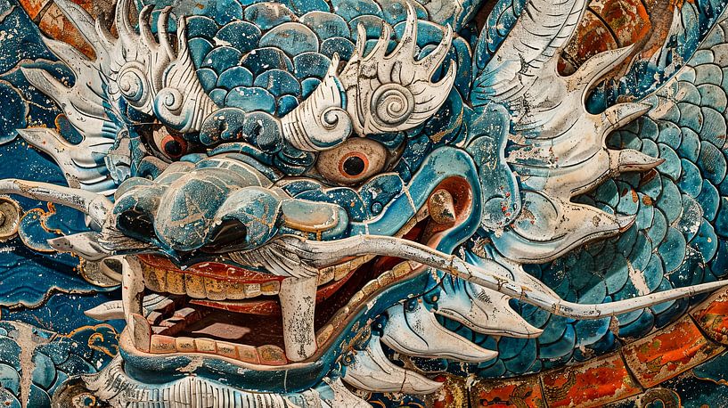 art japonais dragon par Egon Zitter