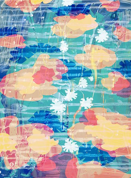 Fleurs flottantes par ART Eva Maria