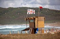 Piratenflagge auf Sardinien