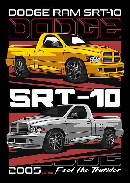 Dodge Ram SRT-10 Muscle Car par Adam Khabibi