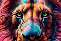 Ich sehe tief in dich hinein - Close Up Eyes Lion