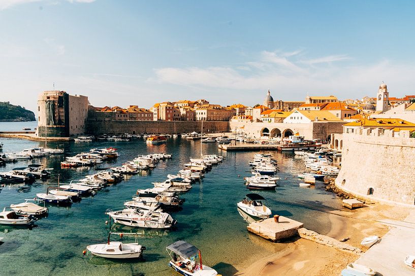 Der Hafen von Dubrovnik von Suzanne Spijkers