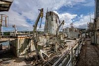 Abandoned naval boats urbex