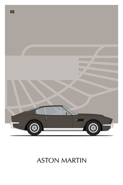 Aston Martin V8 von Yuri Koole