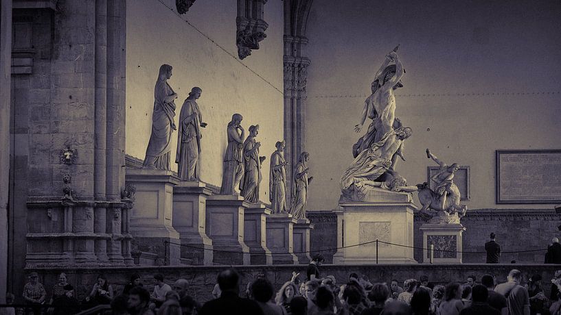 Skulpturenreihe in Florenz von Karel Ham