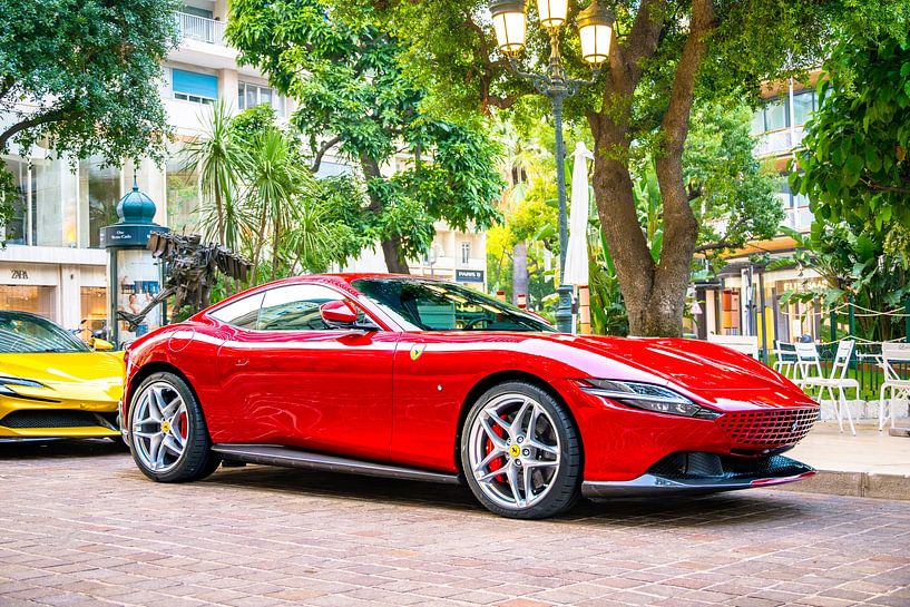 Voiture de grand tourisme Ferrari Roma à Monaco par Sjoerd van der Wal Photographie