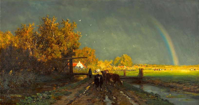 L'arc-en-ciel, Willem Roelofs par Des maîtres magistraux