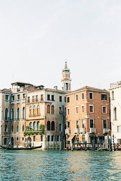 Venedig Italien 3 Bilder auf Leinwand  Romantisches Bild Wandbild Poster