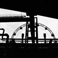 Rurhgebied bij nacht