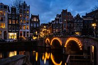 Amsterdam dans un après-midi d'hiver