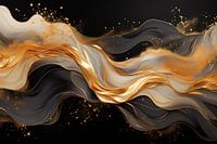 Art abstrait élégant et luxueux