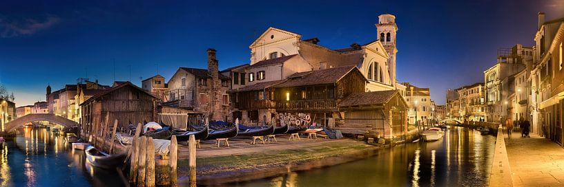 Gondel-Werft in Venedig von Voss Fine Art Fotografie
