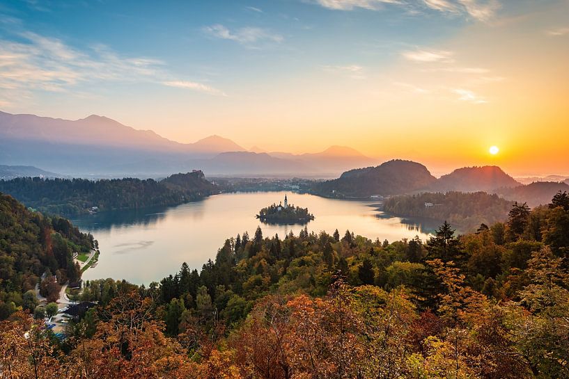 Lake Bled in Slovenia by Michael Valjak