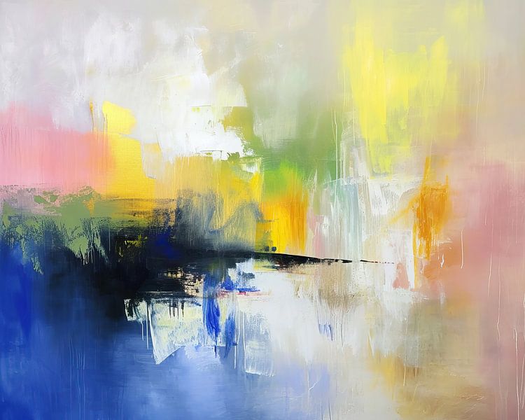 Harmonie in fetten Strichen von Kunst Laune