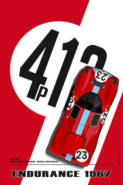 Ferrari 412 Attwood-Courage von Theodor Decker