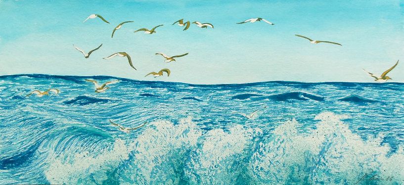 Mouettes par Johannes Rohen