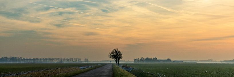Sonnenuntergang in Groningen von Bo Scheeringa Photography