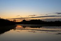 Sonnenaufgang über dem Brabant Biesbosch