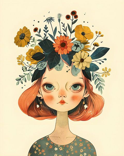 Blumenmädchen von But First Framing