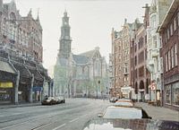 Malerei: Amsterdam, Raadhuisstraat-Westerkerk