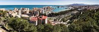 Panorama (3:1) of Malaga
