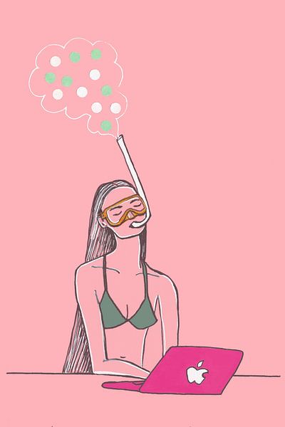 Dreaming of  a Holiday by Karolina Grenczyk