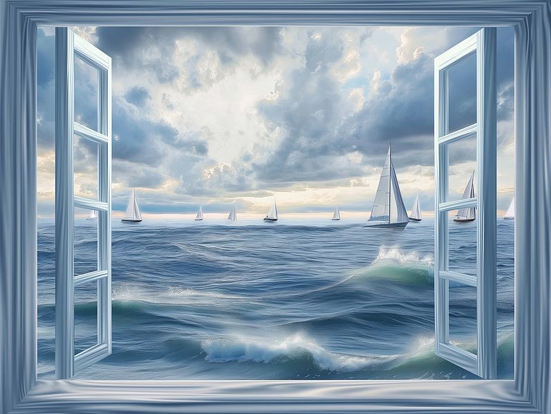 aus dem Fenster schauen von Egon Zitter