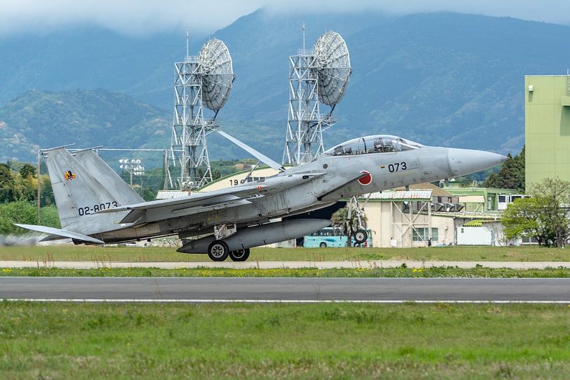 Japanese McDonnell Douglas F-15DJ Eagle. by Jaap van den Berg