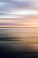 Sonnenuntergangstöne von Orange und Blau