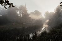 City wall in the mist