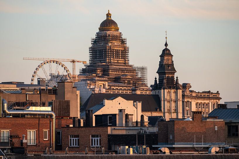 Brüssel Altstadt, Belgien - Blick von oben auf die historische Altstadt von Werner Lerooy