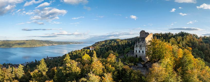 The Altbodman ruins on the Bodanrück in autumn by Markus Keller