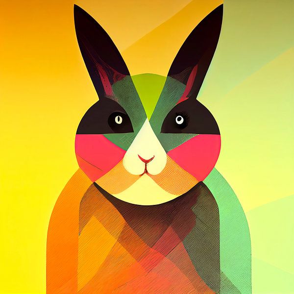 Sonniges Kaninchen von Vlindertuin-Art