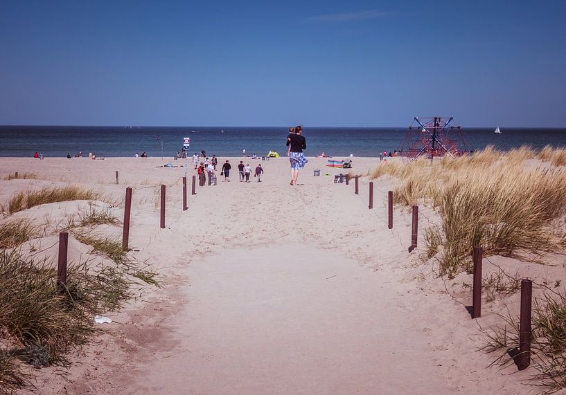 Chemin de plage au bord de la mer Baltique à Warnemünde par Animaflora PicsStock