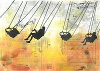 Karussell bei Sonnenuntergang