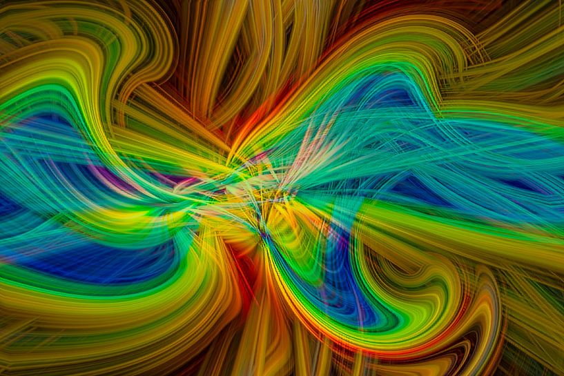 Digital abstract no. 9 by Leo Luijten