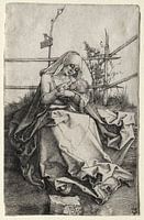 La Vierge et l'enfant sur un banc d'herbe, Albrecht Dürer