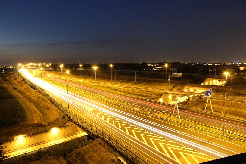 A16 by night von Ruud Cloosterman