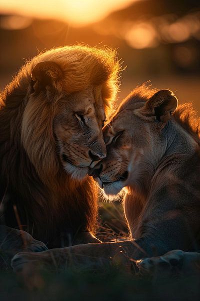 Löwen von Poster Art Shop