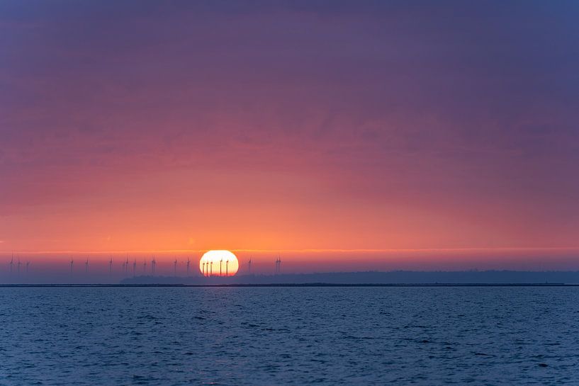 Lever de soleil matin rouge par Björn van den Berg