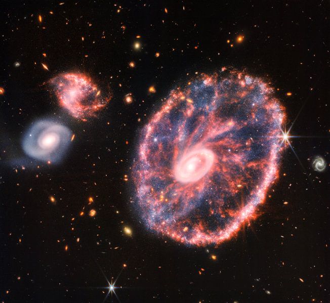 Cartwheel Galaxy par NASA and Space