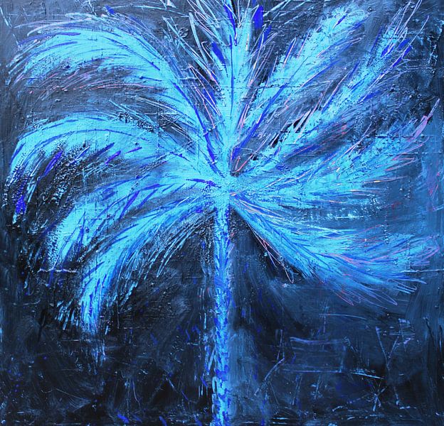 Palmier à vent bleu par l'Atelier Paint-Ing