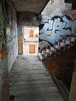 Ein Treppenhaus im Hauptgebäude