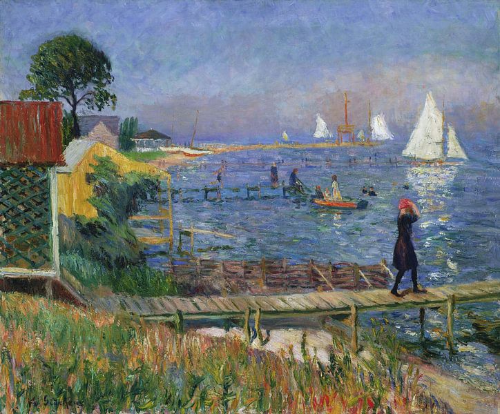 Baigneurs à Bellport, William James Glackens par Des maîtres magistraux