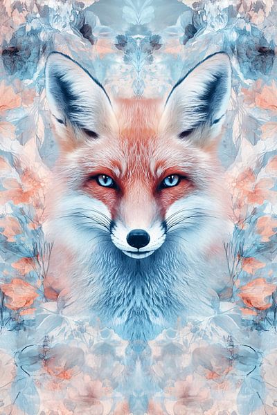 Porträt eines blauäugigen Fuchses von Imperial Art House