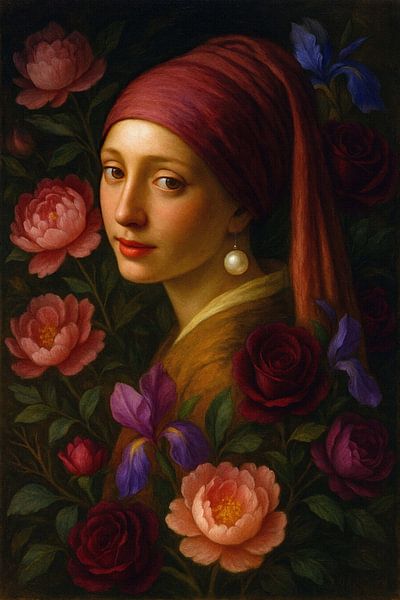 Girl with a Pearl Earring by Moonheart Artworks