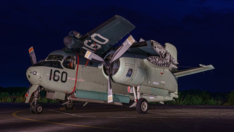 Royal Navy Grumman US-2N Tracker. von Jaap van den Berg