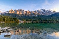 Sunset at Lake Eibsee