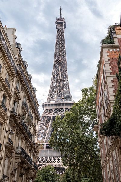 Een glimp van de Eiffeltoren van Nicole Schmidt