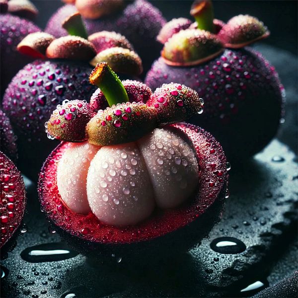 Sliced Mangosteen - Juciy Fruits von Eric Nagel